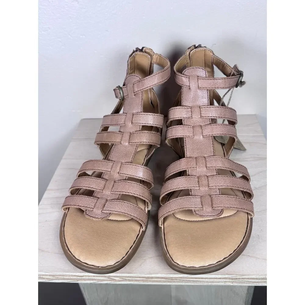 Born Women's Tan Strappy Gladiator Sandals